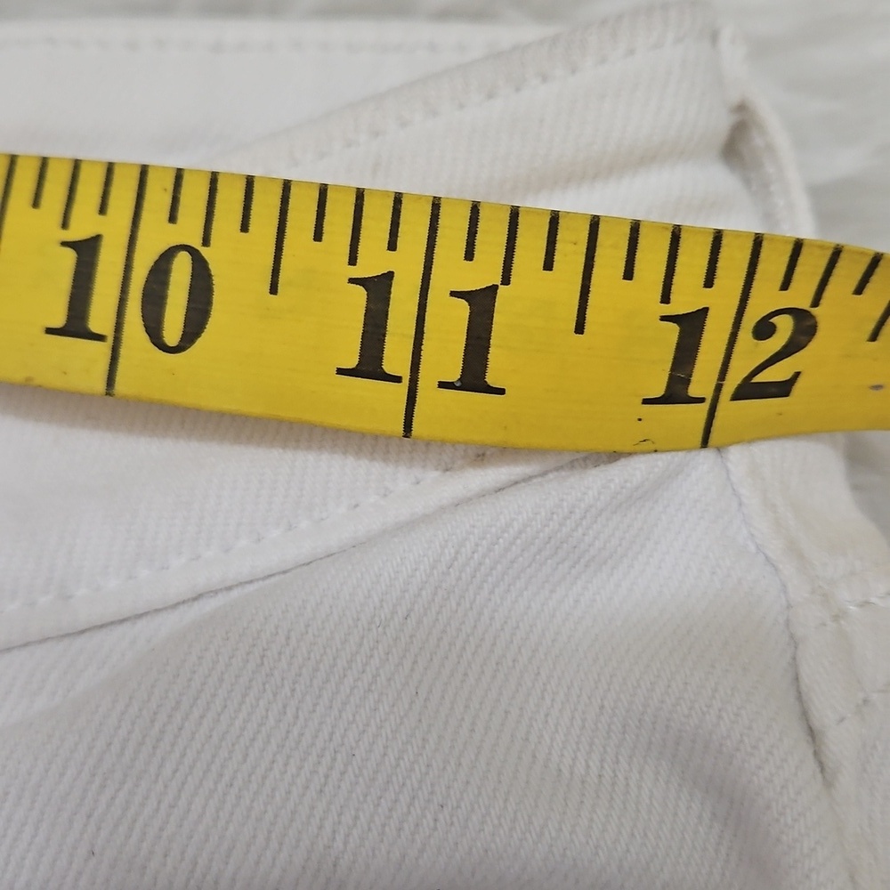 Levi's White Denim Jeans Size 25 721 High Rise Skinny - Picture 11 of 17